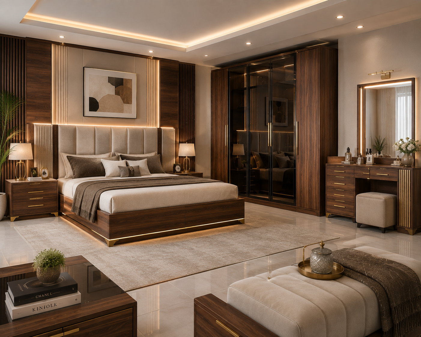Luxury Bedroom Set by Awan Furniture